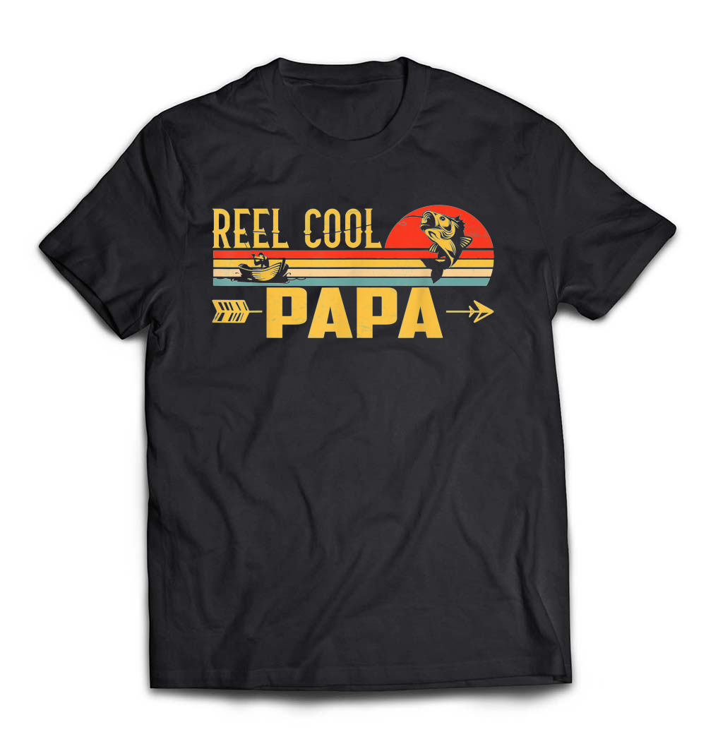 Reel Cool Papa T-Shirt: The Perfect Father’s Day Gift for Fishing Dads